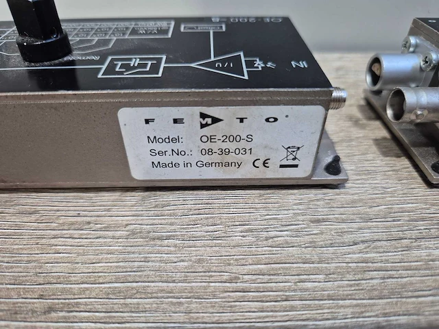 Femto - messtechnik oe-200-s photoelectric ontvanger (2x) - afbeelding 3 van  5