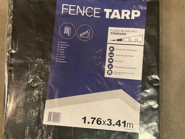 Fence tarp bouwhek zeilen divers (38x) - afbeelding 2 van  6