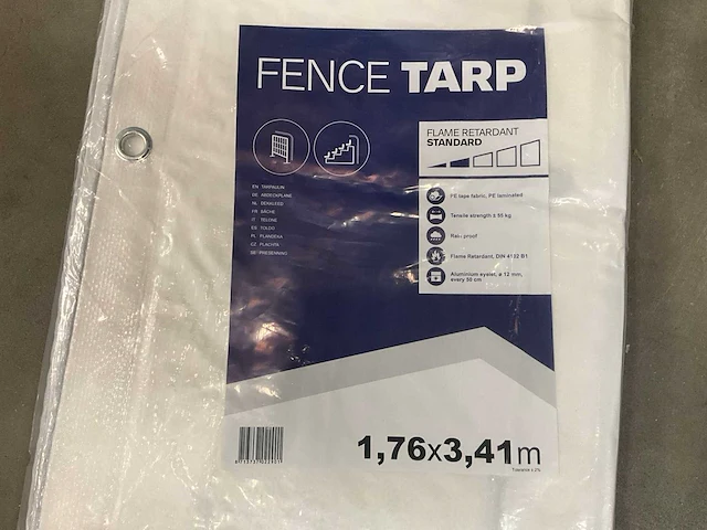 Fence tarp bouwhek zeilen divers (38x) - afbeelding 6 van  6
