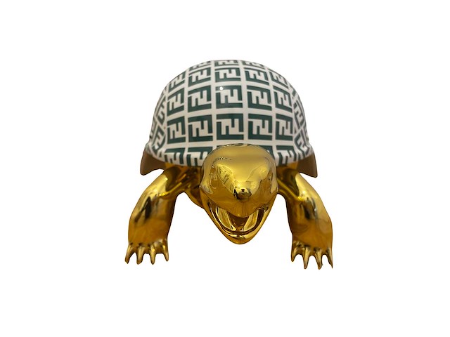 Fendi schildpad sculptuur - afbeelding 3 van  4