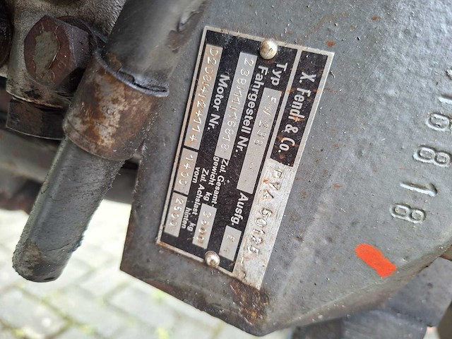 Fendt - 1972 - farmer 3s - oldtimer tractor - afbeelding 6 van  16