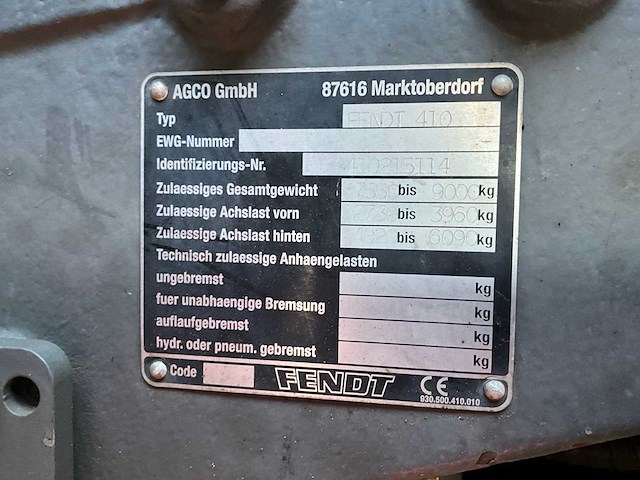 Fendt 410 met stortbunker en gps systeem (combinatie) - afbeelding 20 van  27