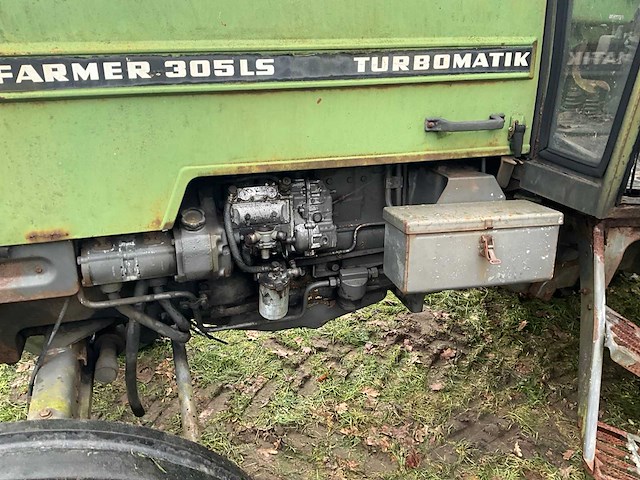 Fendt farmer 305 ls turbomatik tweewielaangedreven landbouwtractor - afbeelding 14 van  29
