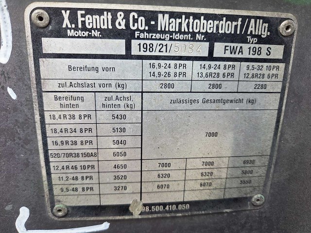 Fendt farmer 311 lsa 4-wheel drive tractor 1986 - afbeelding 18 van  18