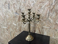 Fennando collection kandelaar 5-arm goudkleuring - afbeelding 6 van  9