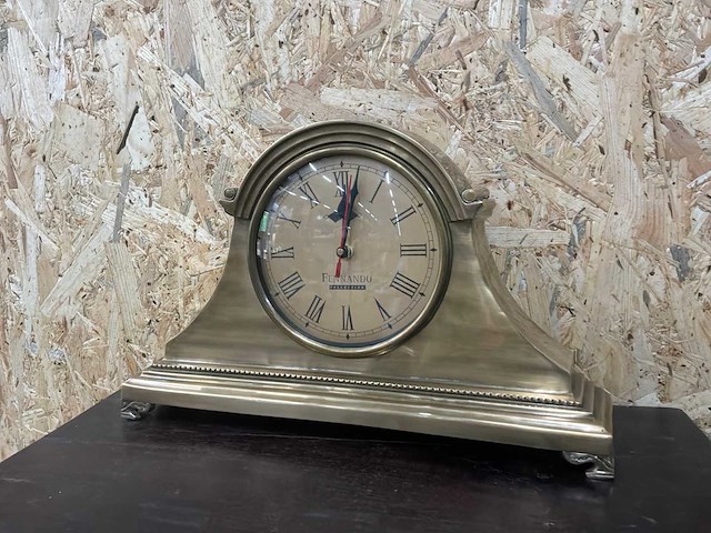 Fennando collection tafelklok van messing - afbeelding 2 van  9