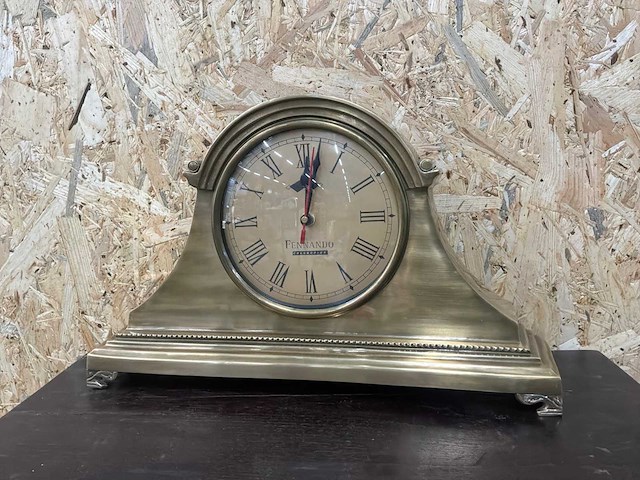 Fennando collection tafelklok van messing - afbeelding 3 van  9