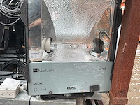 Fenon / vetec / marlanvil / euro / primaelux 400 watt dubbele bouwlamp op steun (18x) - afbeelding 12 van  12