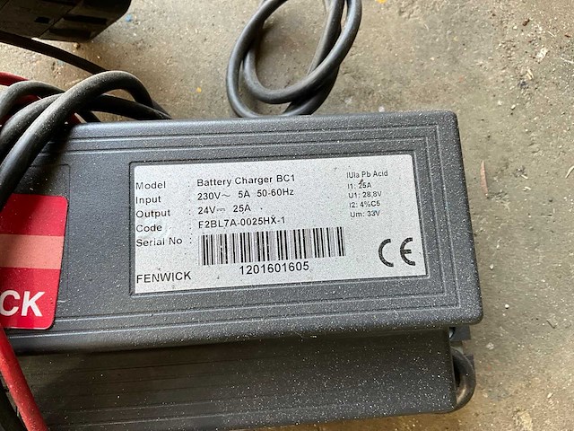 Fenwick bc1 acculader - afbeelding 2 van  3