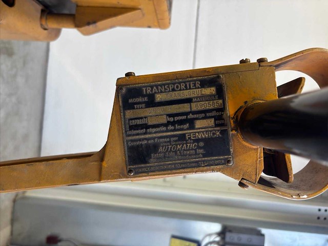 Fenwick wfgv elektrische zelfrijdende werkplaatskraan – 2.000 kg – 525 ah - afbeelding 11 van  22