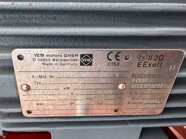 Feodor burgmann dichtungswerke gmbh & co. - ts 10k7a007 - mobiele pompunit - afbeelding 9 van  22