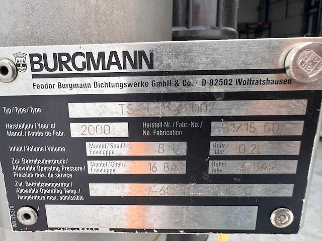 Feodor burgmann dichtungswerke gmbh & co. - ts 10k7a007 - mobiele pompunit - afbeelding 20 van  22