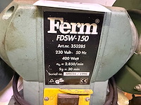 Ferm - fdsw-150 - dubbelsteens slijpmachine - afbeelding 2 van  2