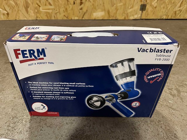 Ferm - fvb2000 - zandstraalpistool met toebehoren (70x) - afbeelding 4 van  5