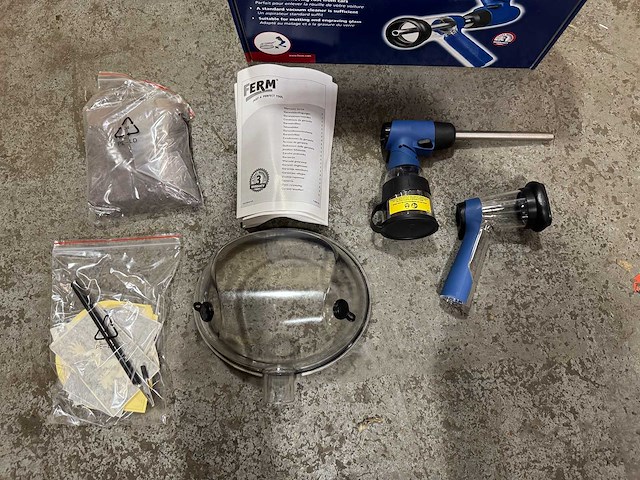 Ferm - fvb2000 - zandstraalpistool met toebehoren (70x) - afbeelding 3 van  5