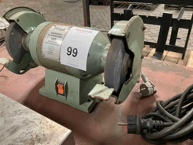 Ferm 150 werkbank slijpmachine - afbeelding 2 van  3