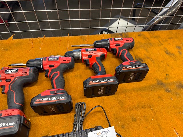 Ferm ax power 20v accu boormachine set - afbeelding 3 van  3
