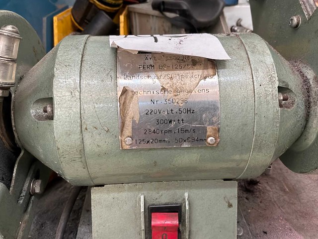 Ferm dubbelsteens slijpmachine - afbeelding 3 van  3