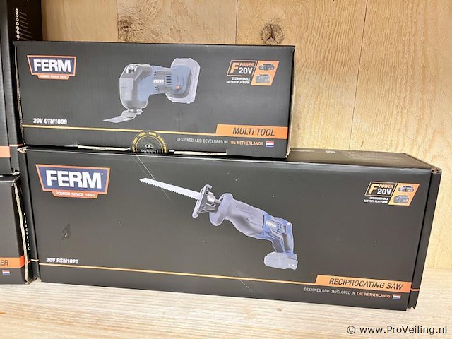 Ferm elektrisch gereedschap-set inclusief accu´s - afbeelding 2 van  3