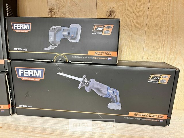 Ferm elektrisch gereedschap-set inclusief accu´s - afbeelding 2 van  3