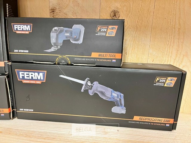 Ferm elektrisch gereedschap-set inclusief accu´s - afbeelding 2 van  3