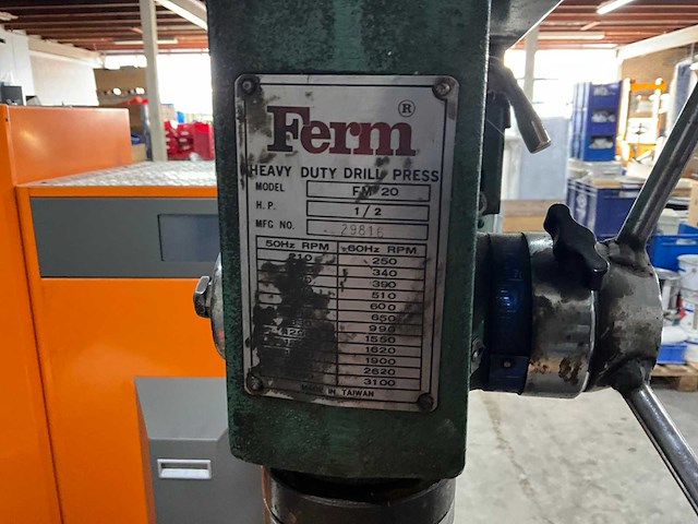 Ferm fm20 kolomboormachine - afbeelding 3 van  3