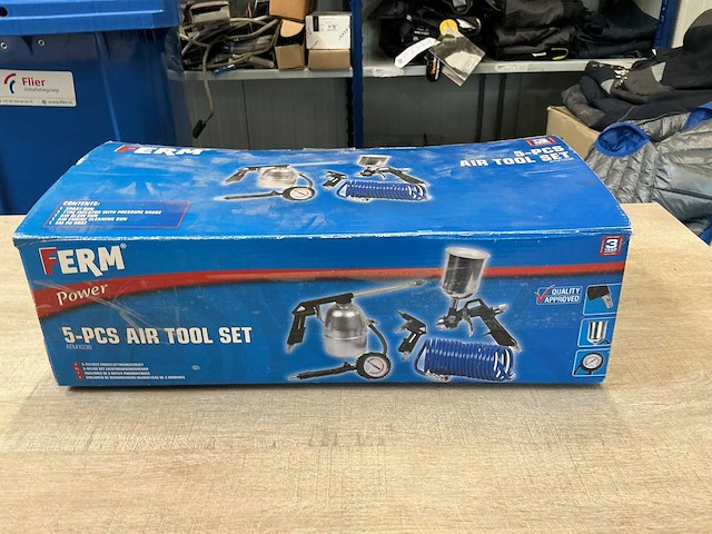 Ferm lucht tool set - afbeelding 1 van  3