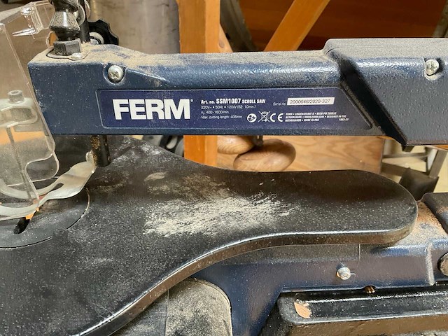 Ferm ssm1007 figuurzaagmachine met pedaal - afbeelding 3 van  6