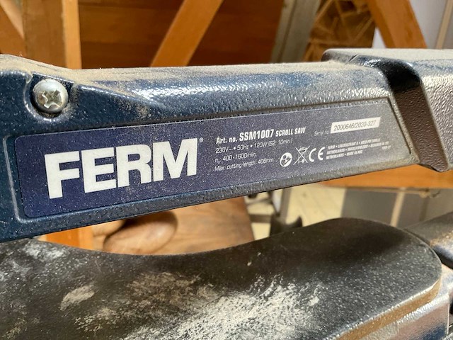 Ferm ssm1007 figuurzaagmachine met pedaal - afbeelding 4 van  6