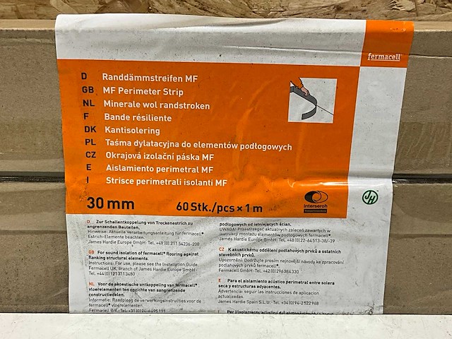 Fermacell randisolatie 30mm (180x) - afbeelding 3 van  4