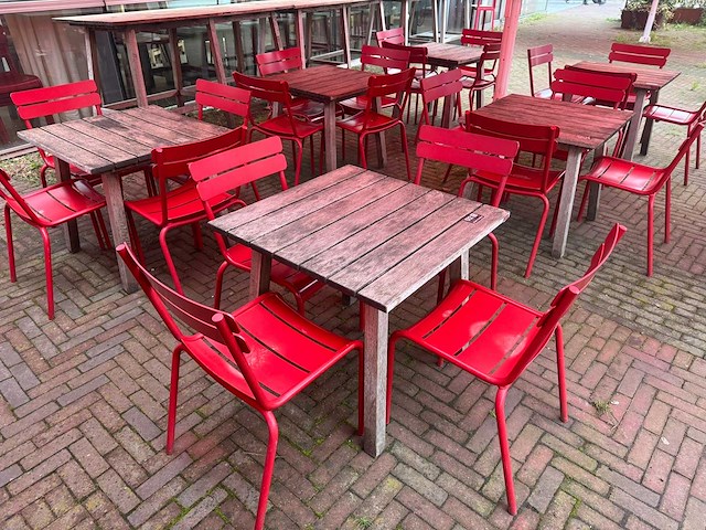 Fermob - luxembourg - aluminium terrasstoel (4x) - afbeelding 1 van  9