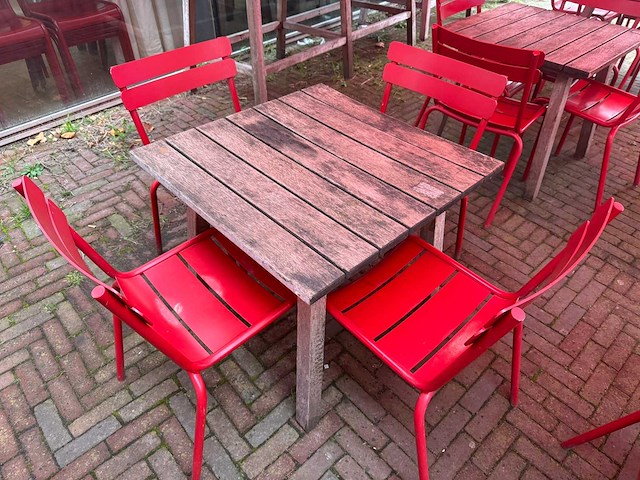 Fermob - luxembourg - aluminium terrasstoel (4x) - afbeelding 1 van  9