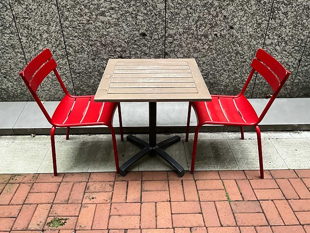 Fermob - luxembourg - aluminium terrasstoel (4x) - afbeelding 1 van  7