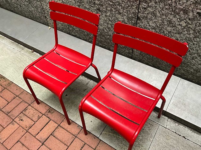 Fermob - luxembourg - aluminium terrasstoel (6x) - afbeelding 6 van  7