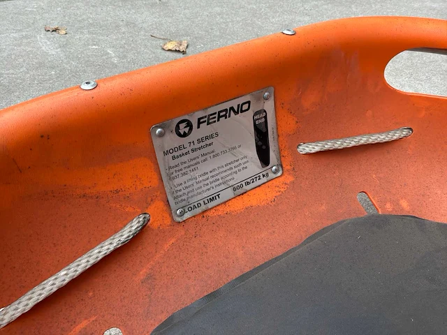 Ferno model 71 series brandcard - afbeelding 4 van  4
