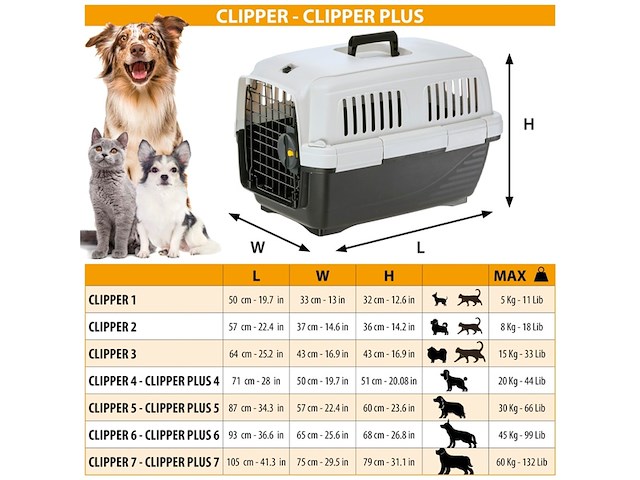 Ferplast reismand clipper 3 kattenvervoersbox zwart - afbeelding 2 van  6