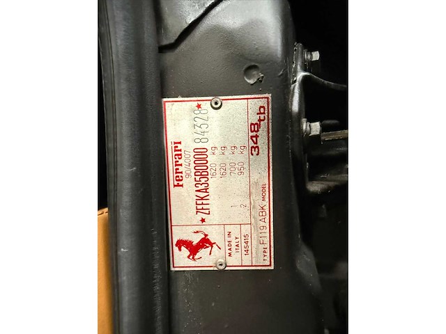 Ferrari - 348 - tb - personenauto - 1990 - afbeelding 8 van  9