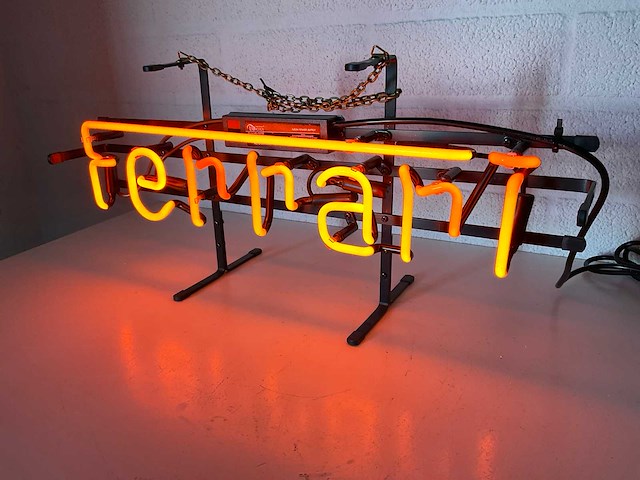 Ferrari glas neon decoratie - afbeelding 1 van  4