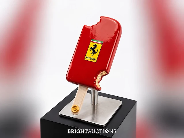 Ferrari ice cream | popart-object | unica | 22 cm - afbeelding 1 van  3