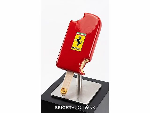 Ferrari ice cream | popart-object | unica | 22 cm - afbeelding 3 van  3