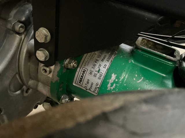 Ferrari mc330ps 1 assige tractor met grondfrees - afbeelding 7 van  8