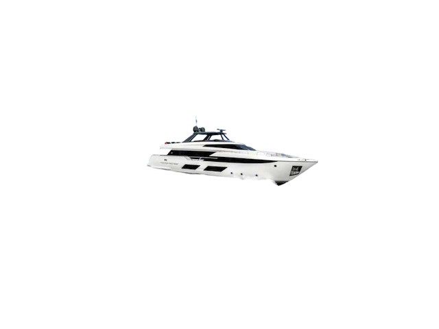 Ferretti 920 side mount front glass panel with opening porthole - 420407 - afbeelding 1 van  8