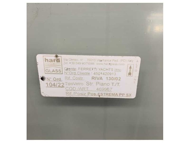 Ferretti group riva 130 port side pulpit glass - 469967 - afbeelding 5 van  5