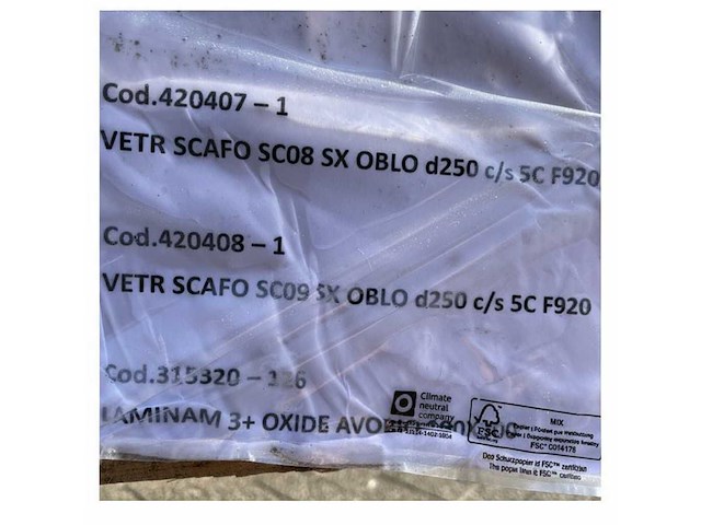 Ferretti nemo 920 hull glass insert with opening porthole sc09 sx porthole d250 c/s 5c - afbeelding 3 van  5