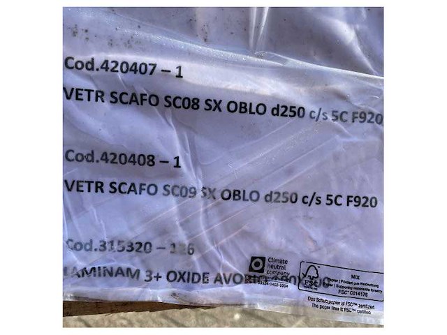 Ferretti nemo 920 hull glass insert with opening porthole sc09 sx porthole d250 c/s 5c - afbeelding 6 van  7