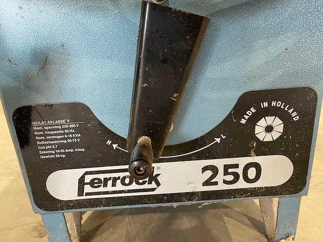 Ferrock - 250 - verrijdbaar elektrode lasapparaat - afbeelding 4 van  4