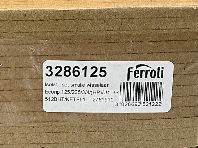 Ferroli 3286125 keraboardset warmtewisselaar (29x) - afbeelding 1 van  3
