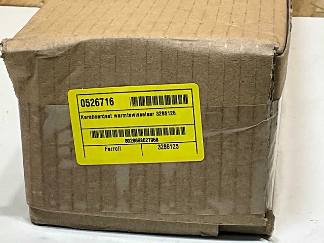 Ferroli 3286125 keraboardset warmtewisselaar (29x) - afbeelding 3 van  3