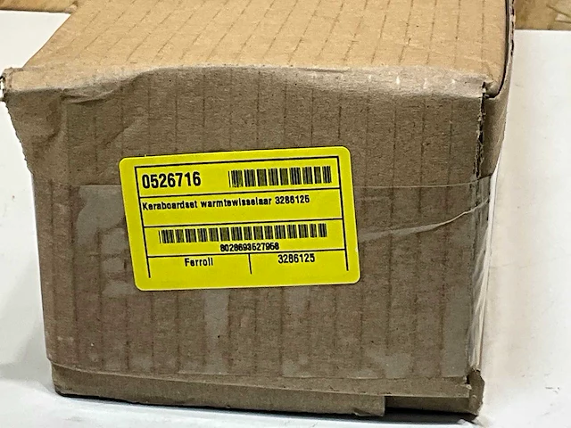 Ferroli 3286125 keraboardset warmtewisselaar (29x) - afbeelding 2 van  4