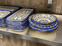 Fes handgeschilderd servies - afbeelding 2 van  8